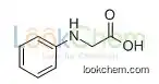 103-01-5        C8H9NO2      Anilinoacetic acid