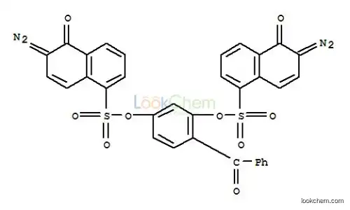 4-Benzoyl-1,3-phenylene bis(6-diazo-5,6-dihydro-5-oxonaphthalene-1-sulphonate)  cas 31001-73-7