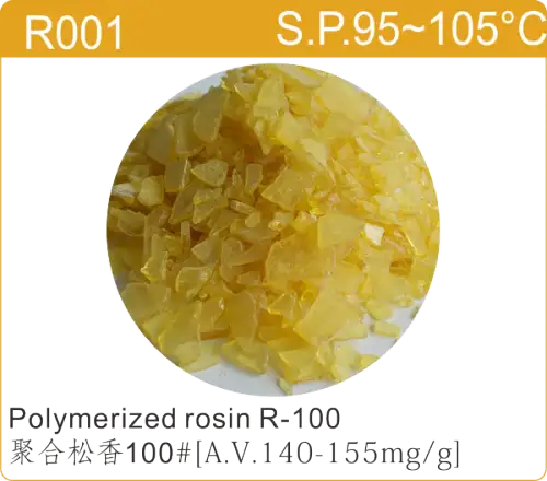 Alcohol-soluble/High softening point/Non-crystalline/Resistant to oxidation Polymerized rosin R-100()