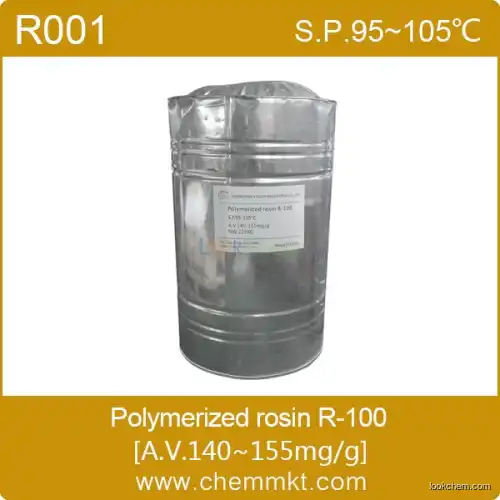 Alcohol-soluble/High softening point/Non-crystalline/Resistant to oxidation Polymerized rosin R-100