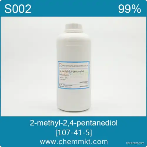 China manufacture 2-Methyl-2,4-pentanediol CAS 107-41-5