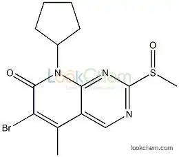 6-BroMo-8-cyclopentyl-2-Methanesulfinyl-5-Methyl-8H-pyrido[2,3-d]pyriMidin-7-one
