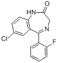 7-Chloro-5-(2-fluoro-phenyl)-1,3-dihydro-2H-1,4-benzodiazepin-2-one