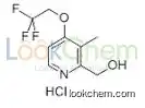 103577-66-8        C9H11ClF3NO2       2-Hydroxymethyl-3-methyl-4-(2,2,2-trifluoroethoxy)pyridine hydrochloride