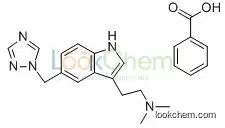 145202-66-0  C22H25N5O2  Rizatriptan benzoate