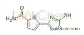 52560-89-1          C8H6N2OS3          5-(2-sulfanylidene-3H-1,3-thiazol-4-yl)thiophene-2-carboxamide
