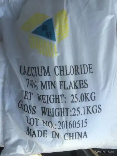 Calcium chloride flakes 74% 77% 94% competitive price