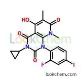 3-cyclopropyl-1-(2-fluoro-4-iodophenyl)-5-hydroxy-6,8-dimethylpyrido[2,3-d]pyrimidine-2,4,7(1H,3H,8H)-trione