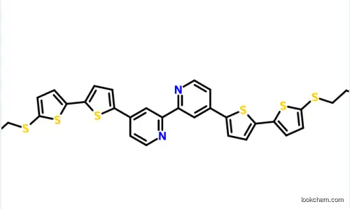 2,2'-Bipyridine, 4,4'-bis[5'-(hexylthio)[2,2'-bithiophen]-5-yl]-