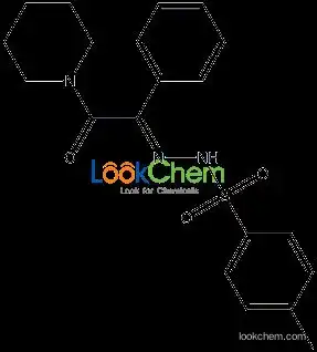 (E)-4-methyl-N'-(2-oxo-1-phenyl-2-(piperidin-1-yl)ethylidene)benzenesulfonohydrazide