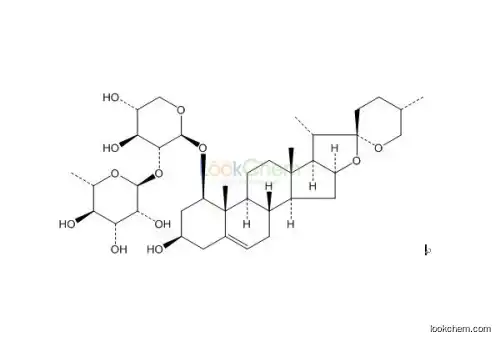25(S)-Ruscogenin 1-O-α-L-rhamnopyranosyl-(1→2)-β-D-xylopyranoside(125225-63-0)