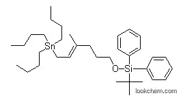 (E)-tert-butyl(4-methyl-6-(tributylstannyl)hex-4-enyloxy)diphenylsilane