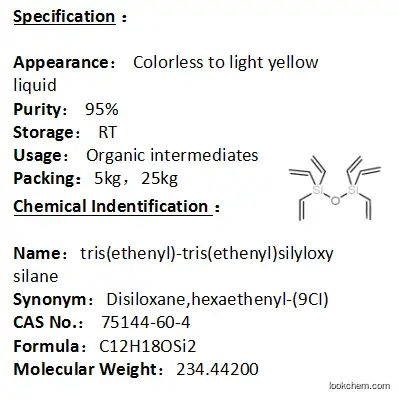 In stock tris(ethenyl)-tris(ethenyl)silyloxysilane 75144-60-4(75144-60-4)
