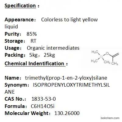 In stock trimethyl(prop-1-en-2-yloxy)silane 1833-53-0(1833-53-0)