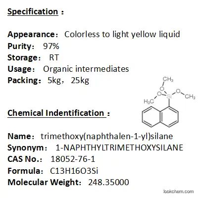 In stock trimethoxy(naphthalen-1-yl)silane 18052-76-1