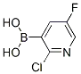 2-CHLORO-5-FLUOROPYRIDINE-3-BORONIC ACID