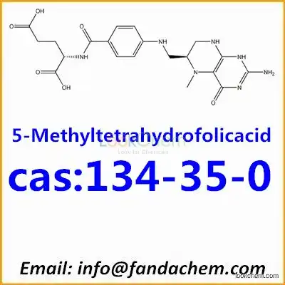 High quality of 5-Methyltetrahydrofolic acid, cas:134-35-0 from Fandachem