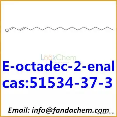 Top quality of E-octadec-2-enal Cas: 51534-37-3 from Fandachem