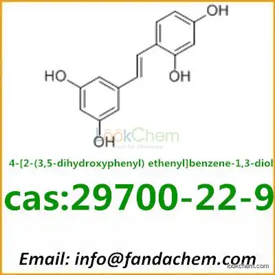 Manufacturer of 4-[2-(3,5-dihydroxyphenyl) ethenyl]benzene-1,3-diol,cas:29700-22-9 from Fandachem
