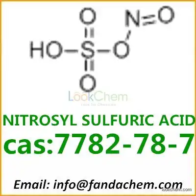 Nitrosylsulfuric acid solution 40%min in sulfuric acid ， cas:7782-78-7 from FandaChem