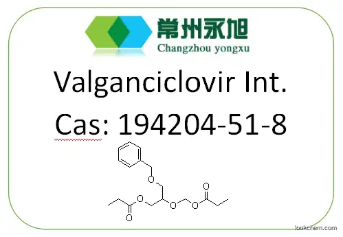 USFDA&GMP facility / Valganciclovir intermediate / 2-[(1-Oxopropoxy)methoxy]-3-(phenylmethoxy)-1-propanol propanoate(194204-51-8)