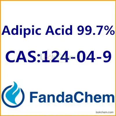 Hexanedioic acid 99.7%, package: 25KG or 500KG packing，used in PA66 and unsaturated polyester resin (UPR) from FandaChem