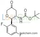 N-[(2R,3S)-2-(2,5-Difluorophenyl)tetrahydro-5-oxo-2H-pyran-3-yl]carbamic acid 1,1-dimethylethyl ester(951127-25-6)