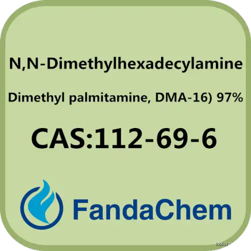 ADMA 16 amine;dimethyl palmitamine;dimethyl palmitamine;Hexadecyldimethylamine CAS: 112-69-6 from FandaChem