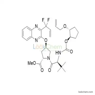 methyl (2S,4R)-1-((S)-2-(((((1R,2R)-2-(allyloxy)cyclopentyl)oxy)carbonyl)amino)-3,3-dimethylbutanoyl)-4-[(3-(1,1-difluoroallyl)quinoxalin-2-yl)oxy]pyrrolidine-2-carboxylate