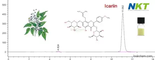 Epimedium Extract Icariin Powder GMP factory