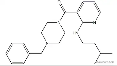 (4-BENZYLPIPERAZIN-1-YL)-[2-(3-METHYLBUTYLAMINO)PYRIDIN-3-YL]METHANONE;NSI-189;1270138-40-3