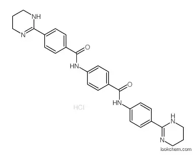 4-(1,4,5,6-tetrahydropyrimidin-2-yl)-N-[4-[[4-(1,4,5,6-tetrahydropyrimidin-2-yl)phenyl]carbamoyl]phenyl]benzamide cas no.4553-87-1