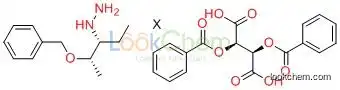 [S-(R',R')]-2,3-Bis(benzoyloxy)butanedioic acid compd. with [S-(R',R')]-[1-ethyl-2-(phenylmethoxy)propyl]hydrazine