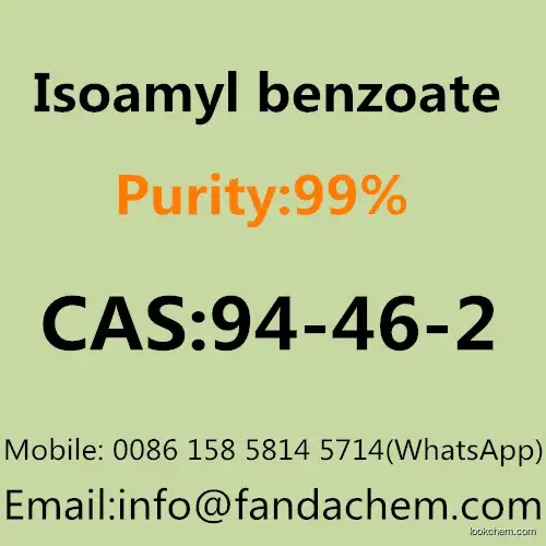 Isoamyl benzoate 99%, CAS:94-46-2 from Fandachem