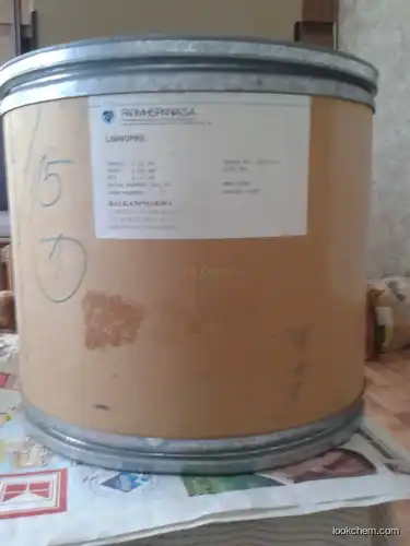 Lisinopril powder 99 % pure.(76547-98-3)