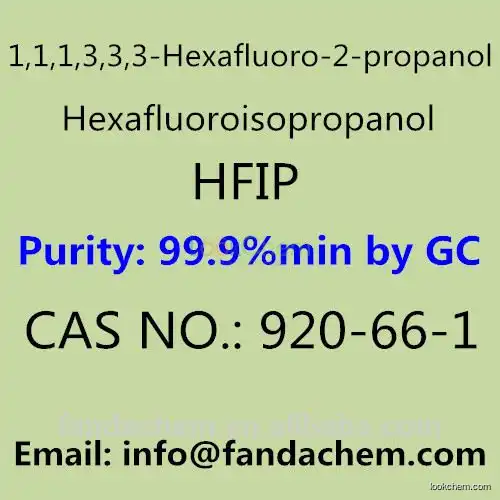 1,1,1,3,3,3-Hexafluoro-2-propanol 99.9%min,CAS:920-66-1 from Fandachem(920-66-1)