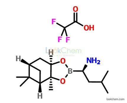 high purity best price (aR,3aS,4S,6S,7aR)-Hexahydro-3a,8,8-trimethyl-alpha-(2-methylpropyl)-4,6-methano-1,3,2-benzodioxaborole-2-methanamine 2,2,2-trifluoroacetate  179324-87-9