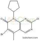 6-Bromo-2-chloro-8-cyclopentyl-5-methylpyrido[2,3-d]pyrimidin-7(8H)-one CAS NO.1016636-76-2