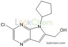 (2-chloro-7-cyclopentyl-7H-pyrrolo[2,3-d]pyrimidin-6-yl)methanol 1374639-77-6