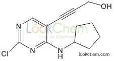 CAS No.: 1374639-76-5 3-[2-Chloro-4-(cyclopentylamino)pyrimidin-5-yl]prop-2-yn -1-ol
