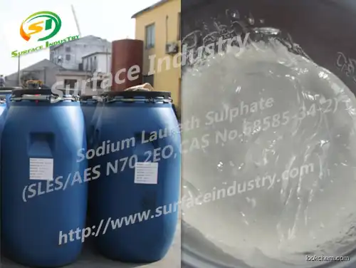 Popular Sodium Lauryl Ether Sulfate 70% Texapon N70