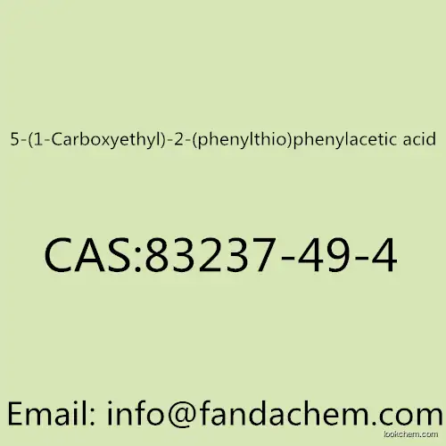 5-(1-Carboxyethyl)-2-(phenylthio)phenylacetic acid cas no: 83237-49-4
