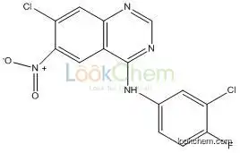 7-Chloro-N-(3-chloro-4-fluorophenyl)-6-nitro-4-quinazolinamine CAS NO.179552-73-9