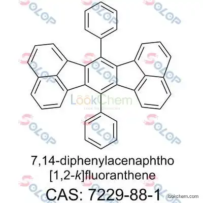 SOLOP high purity, low price, in stock, free sample 7,14-diphenylacenaphtho[1,2-k]fluoranthene 7229-88-1