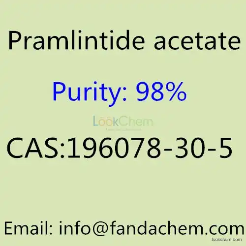 Pramlintide acetate CAS NO: 196078-30-5 from Fandachem