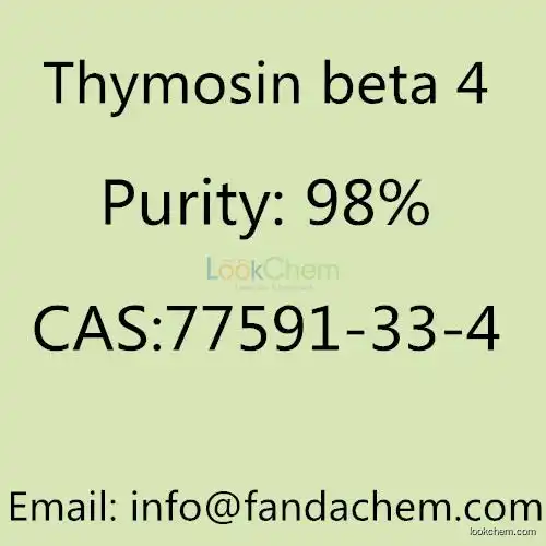 Thymosin beta 4 98% CAS NO: 77591-33-4 from Fandachem
