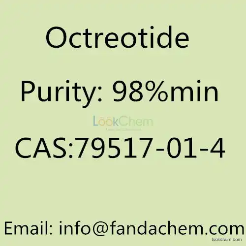 Octreotide 98%min CAS NO: 79517-01-4 from Fandachem