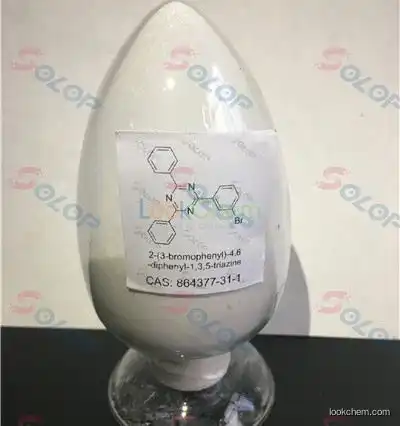 SOLOP high purity, low price, in stock, free sample  2-(3-Bromophenyl)-4,6-diphenyl-1,3,5-triazine  864377-31-1