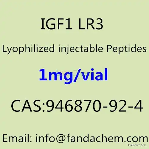CAS NO: 946870-92-4; LR3-IGF1,Lyophilized injectable Peptides