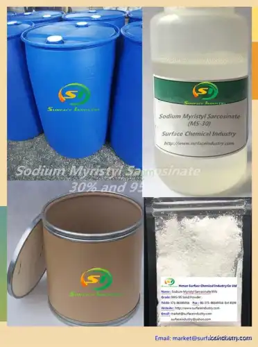 Sodium Myristyl Sarcosinate 30% and 95% Sodium Myristoyl Sarcosinate